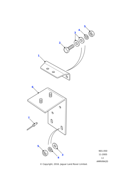ADU710050 - Land Rover Bracket
