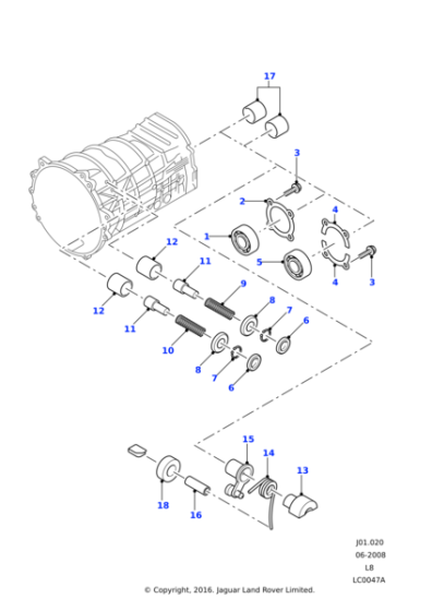 LR004946 - Land Rover Washer