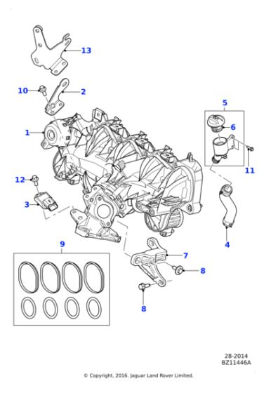 XR850002 - Jaguar Oil filler cap