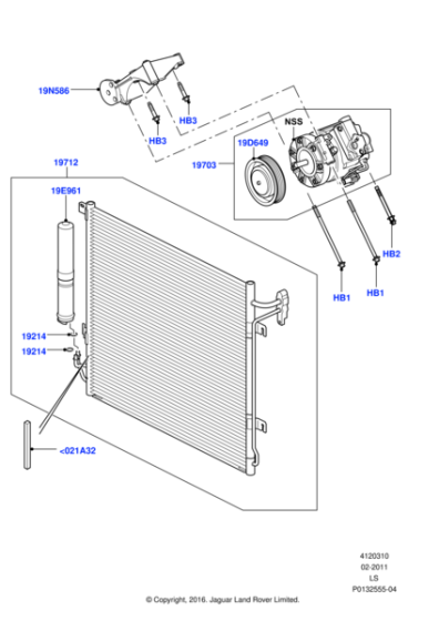 LR000302 - Land Rover Bolt