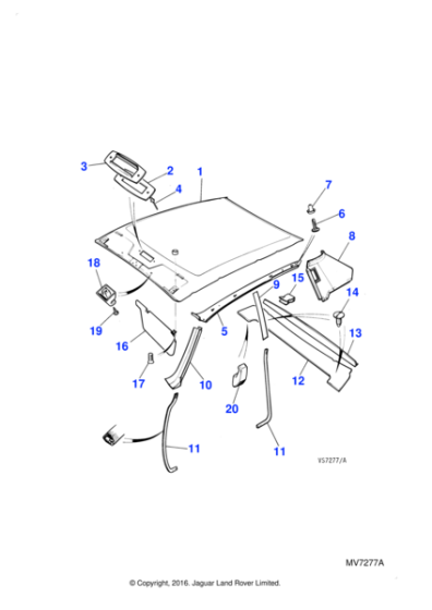 BD21962 - Jaguar Retainer clip