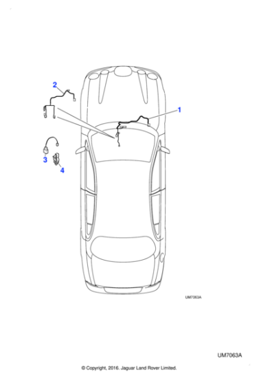 XR842076 - Jaguar Transmission harness
