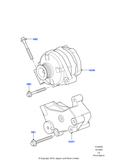 LR008862 - Land Rover Alternator