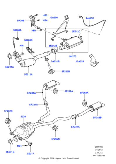 YYC500240 - Land Rover Clamp