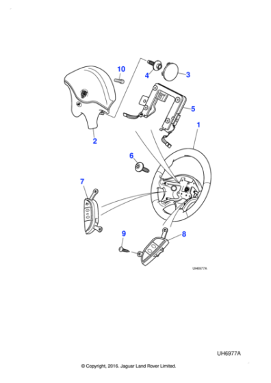 XR82399 - Jaguar Bolt And Washer