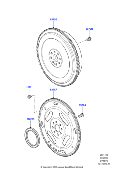 1316116 - Land Rover Trigger Wheel - Crankshaft Timing