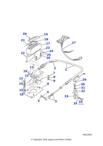 CAC2864 - Jaguar Indicator panel brush seal