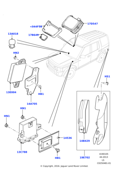 LR061039 - Land Rover Sensor