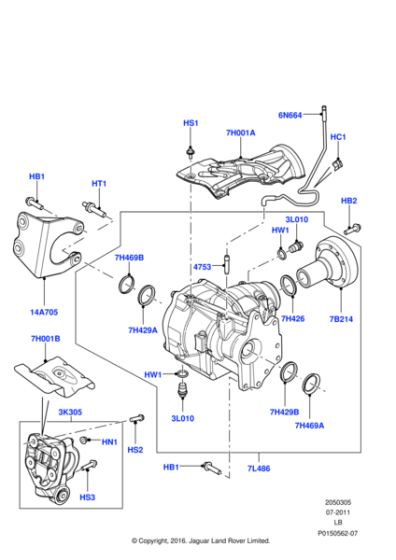 LR003155 - Land Rover Seal