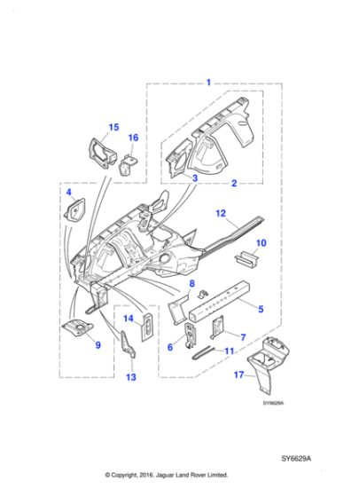 AXX1110 - Jaguar Tow eye bracket