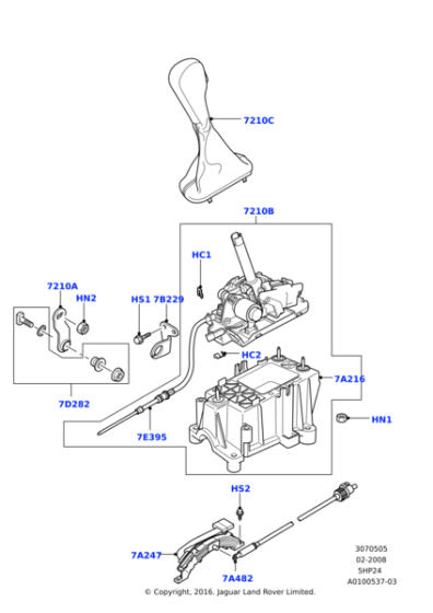 QRE000010 - Land Rover Cable - Control