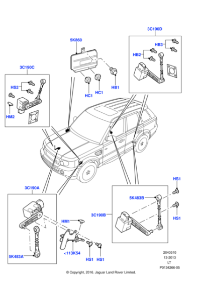 RQT500160 - Land Rover Control