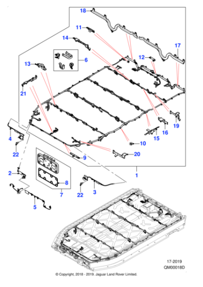 XR858725 - Jaguar Wire clip