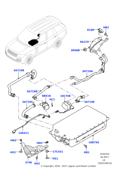 LR044497 - Land Rover Battery