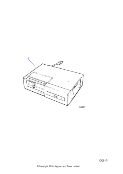 DBC5132 - Jaguar Compact disc player link lead