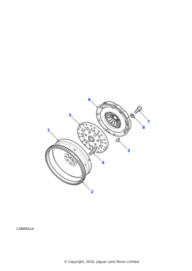 8510308 - Land Rover Plate-clutch-driven