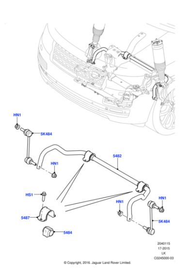 LR057979 - Land Rover Bar - Stabilizer