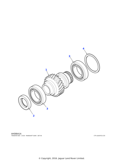 FRC8917 - Land Rover Gear-mainshaft