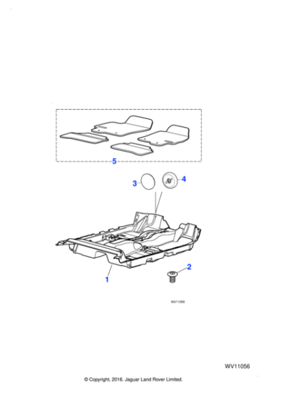 C2S33034AEK - Jaguar Carpet set