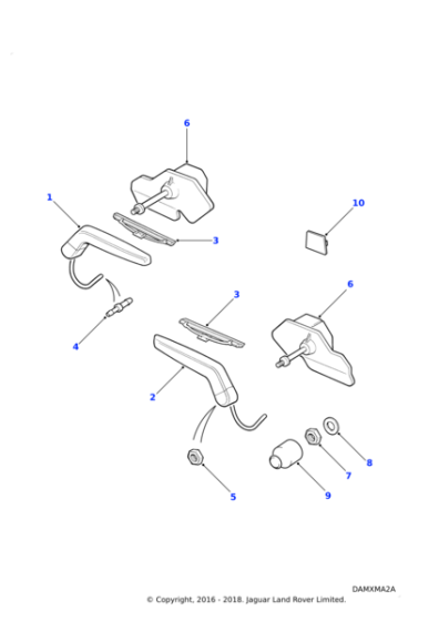 DKC100860 - Land Rover Blade-headlamp wiper