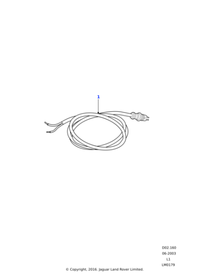YMD501750 - Land Rover Wire - Speed Sensor