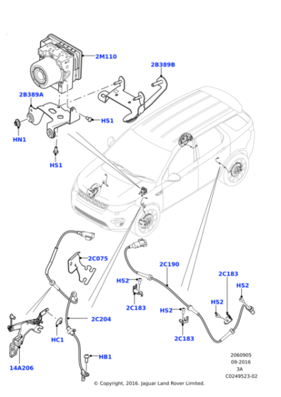 LR062671 - Land Rover Sensor