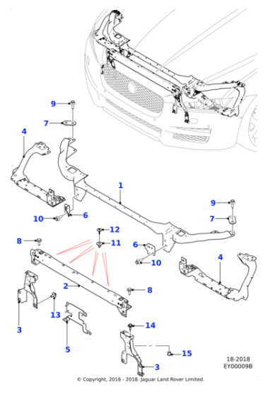 T2H12475 - Jaguar Support bracket