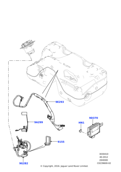 LR036126 - Land Rover Pump - Fuel