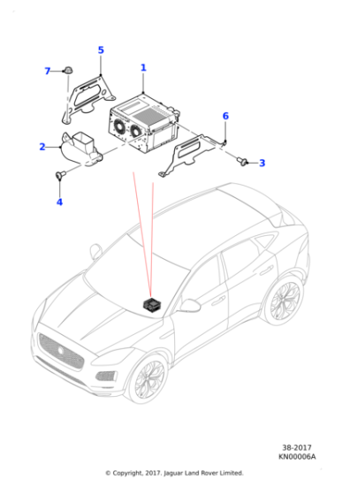 J9C11411 - Jaguar Information and entertainment module | Jaguar Land ...