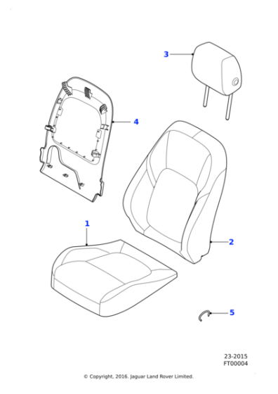 T2H5560PVJ - Jaguar Cushion cover