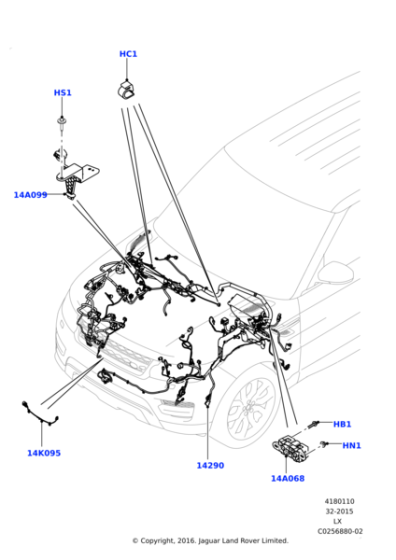 LR063119 - Land Rover Wire