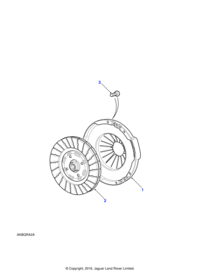 8510230 - Land Rover Plate-clutch-driven