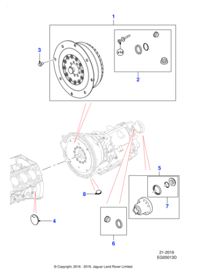T4N32111 - Jaguar Torque converter