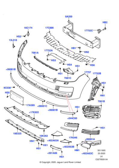 LR128131 - Land Rover Reinforcement