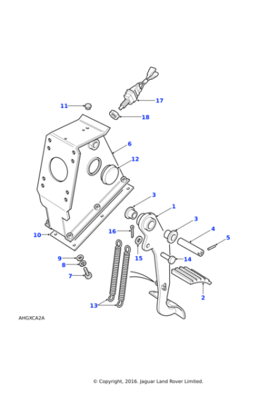 569291 - Land Rover Spring-return brake