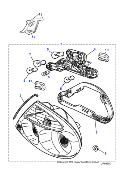 XR851612 - Jaguar Finisher panel