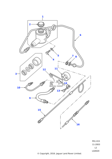 ANR2651 - Land Rover Master cylinder clutch