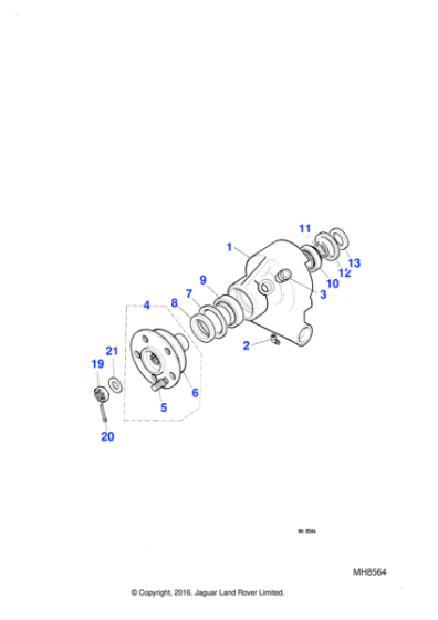 C30543 - Jaguar Wheel stud