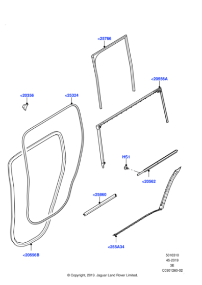 LR131204 - Land Rover Insulator - Door Outer Panel