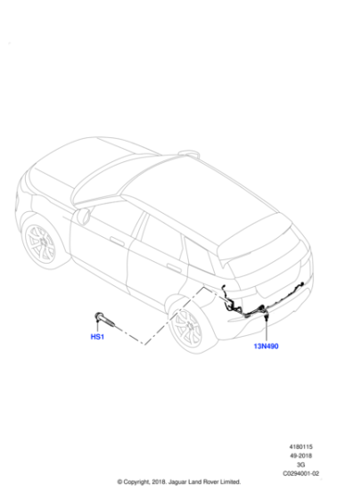 LR137200 - Land Rover Wire