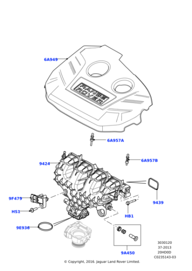 LR022157 - Land Rover Sensor - Manifold Absolute Pressure