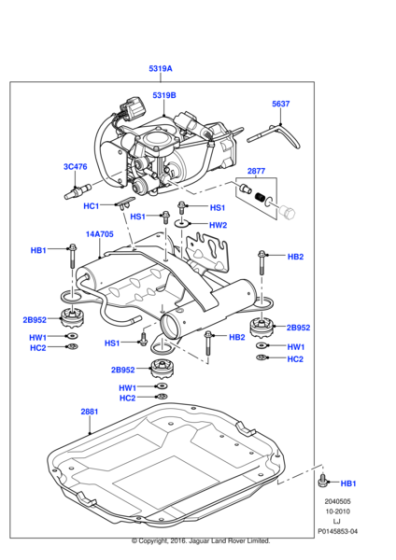 RVL500015 - Land Rover Mounting - Rubber