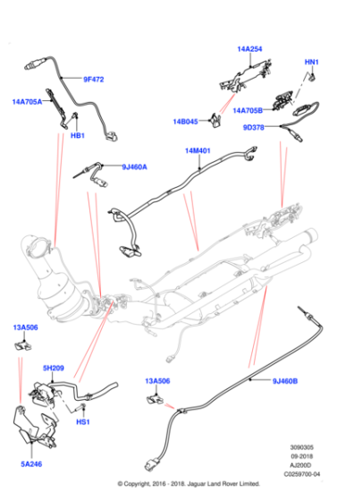 LR137406 - Land Rover Sensor