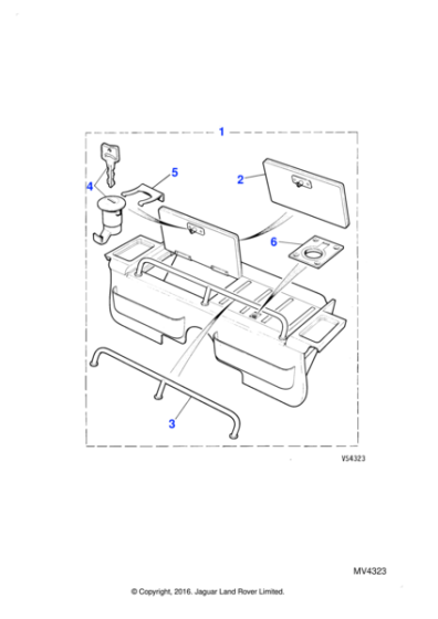 BCC6093CM - Jaguar Luggage locker