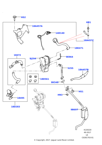 LR117171 - Land Rover Heater