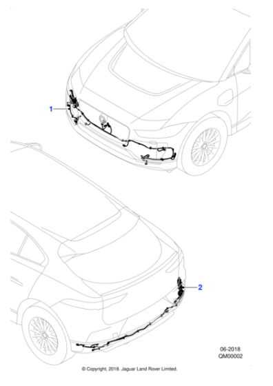 T4K7674 - Jaguar Bumper harness