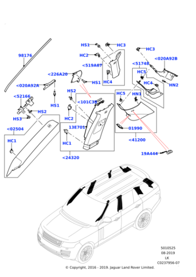 LR055671 - Land Rover Tape