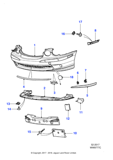 C2S11342 - Jaguar Retainer