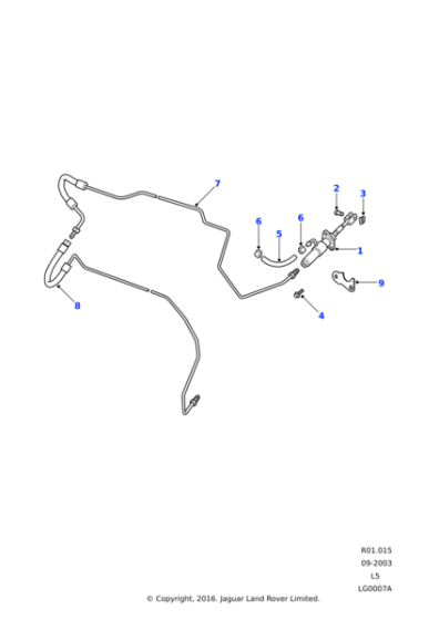 ANR6727 - Land Rover Master cylinder clutch