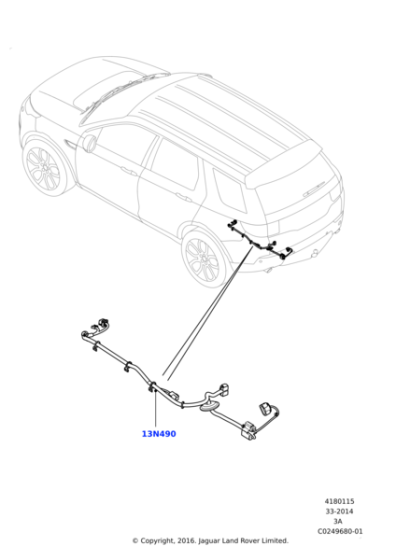 Towing System - Module Harness, 5+2 Seat, 20MY only